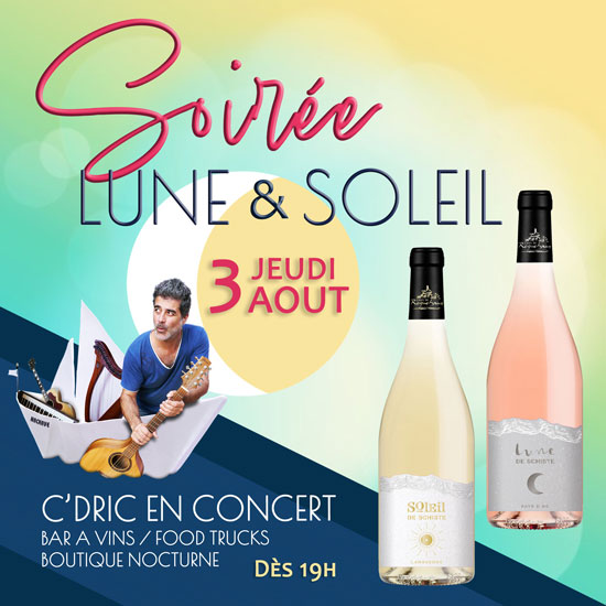 Soirée lune et soleil